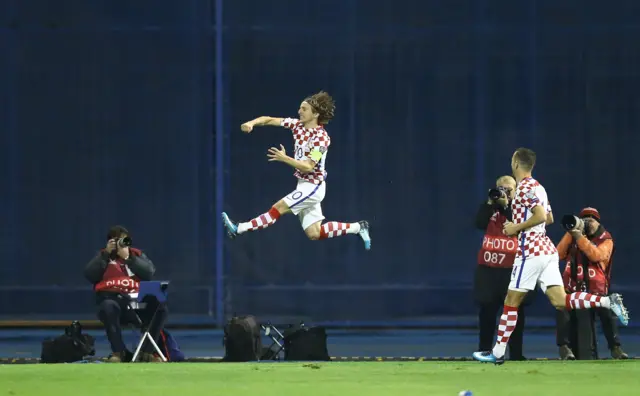 Croatia's Luka Modric