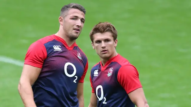 Sam Burgess and Henry Slade