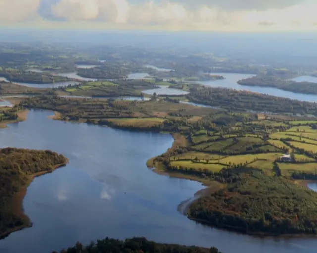 Lough Erne in County Fermanagh