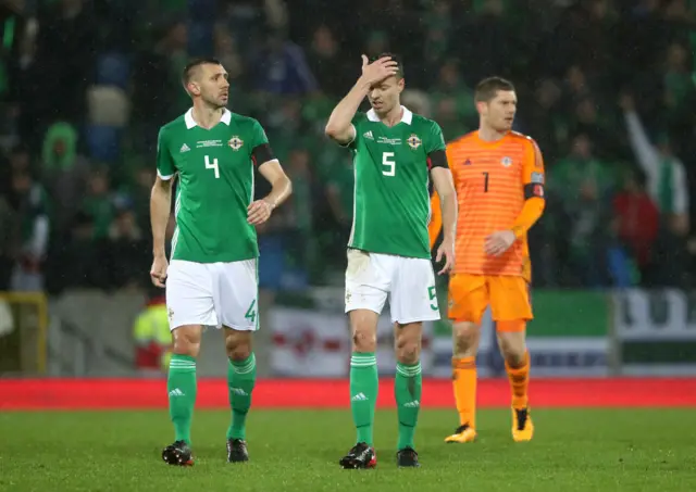 Jonny Evans of Northern Ireland