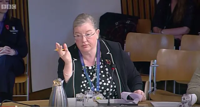 Shirley Rogers from the Scottish government