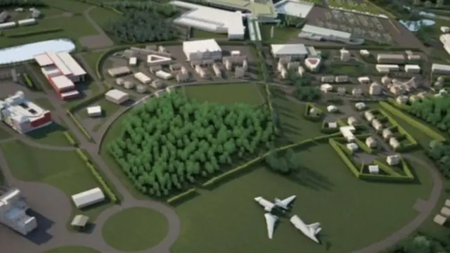 An artist's impression of the Desercreat college