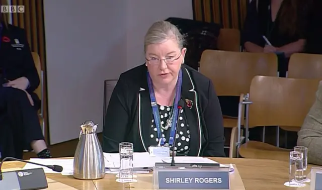 says she joined the NHS in Scotland 23 years ago and "we've been workforce planning for as long as that".