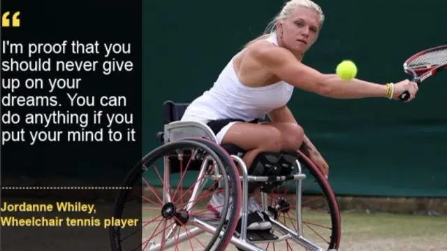 Inspire to be like Jordanne Whiley