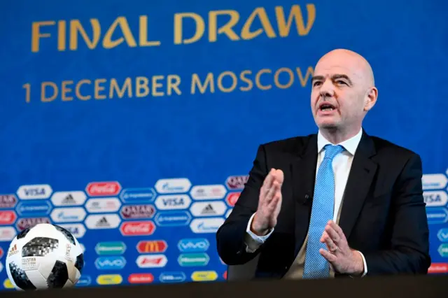 FIFA president Gianni Infantino