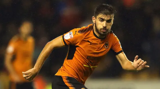 Wolves midfielder Ruben Neves