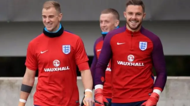 Joe Hart and Jack Butland