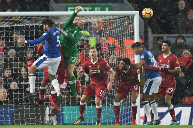 Mignolet clears corner