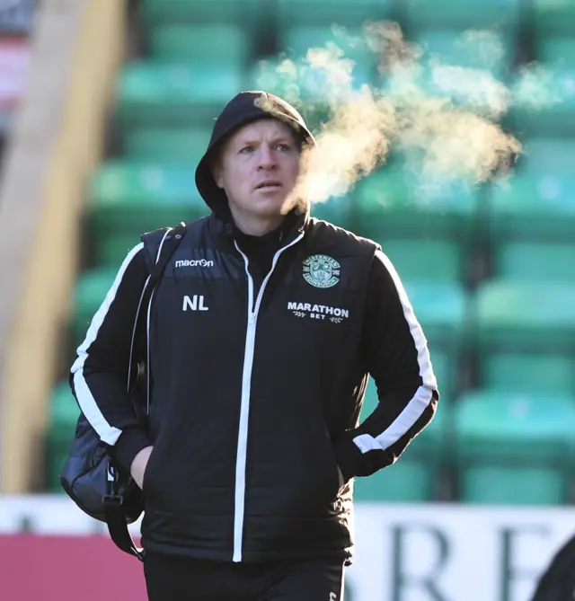 Hibs manager Neil Lennon