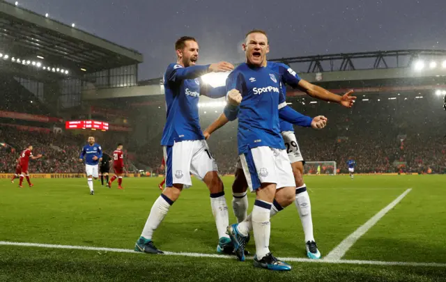 Everton celebrate