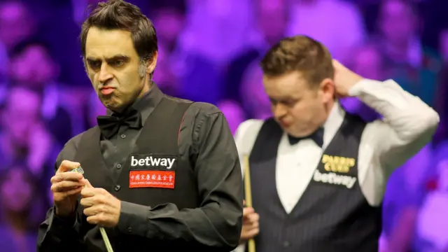 Ronnie O'Sullivan and Shaun Murphy