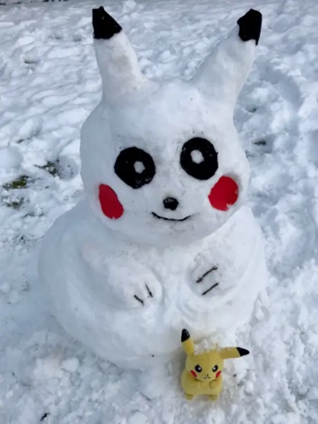 A snowman based on Pokemon