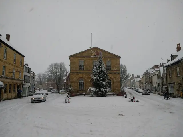 town hall in Woodstock