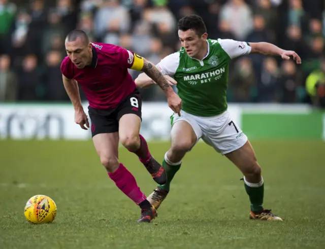 Scott Brown and John McGinn have seldom been apart in the midfield battle