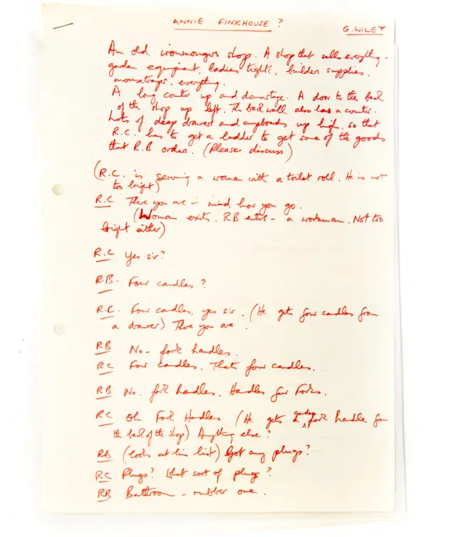 Script of the Four Candles