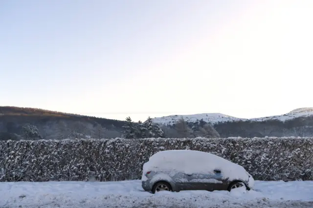 Car in Ruthin, north Wales