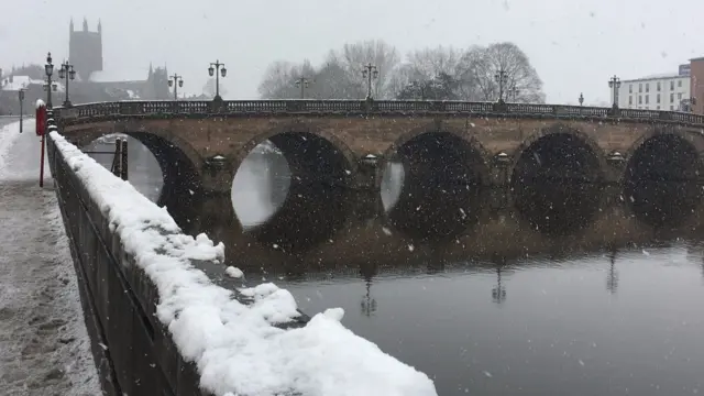 Snow in Worcester