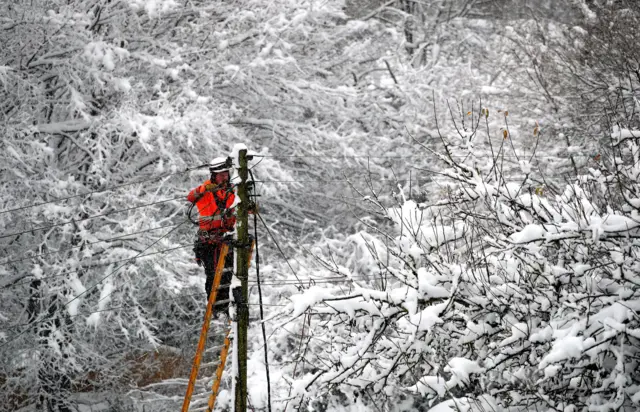 Power workers