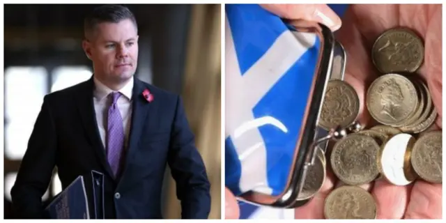 Derek Mackay and pound coins