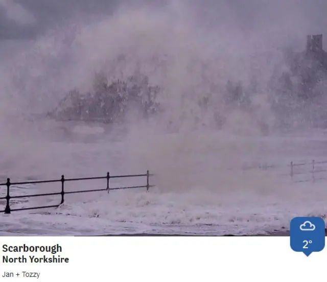 Waves in Scarborough