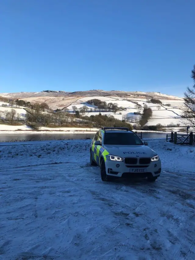 Derbyshire snow