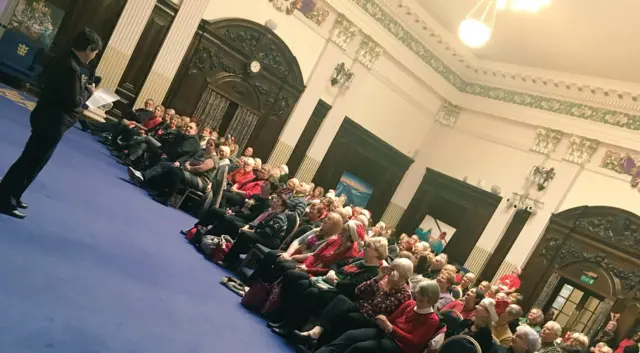 City of Culture volunteers at award ceremony