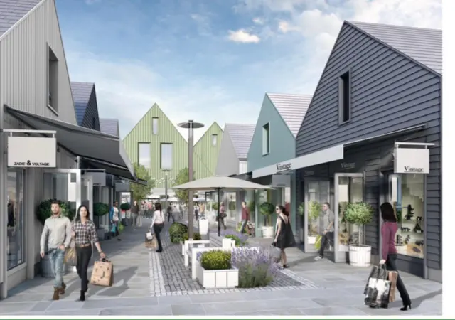 Grantham Outlet plan