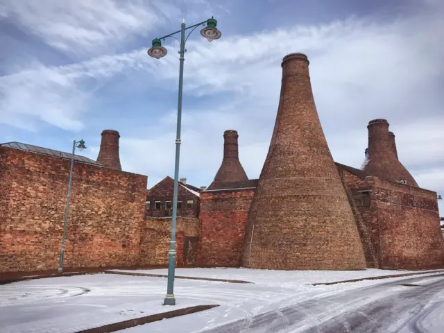 Snow in Stoke-on-Trent