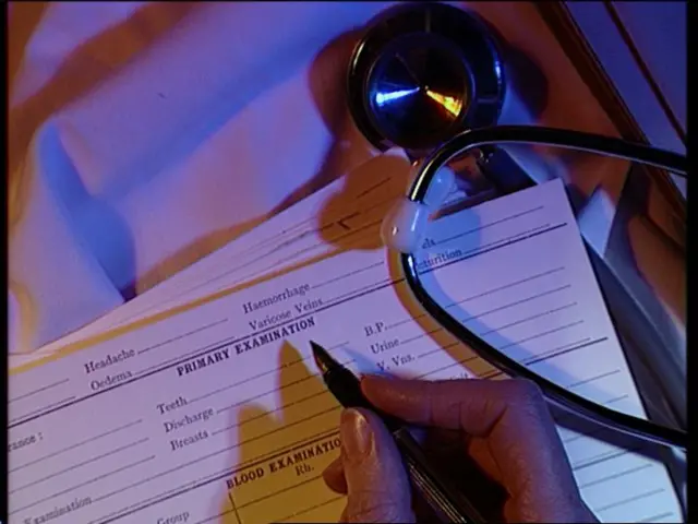 GP completing a report