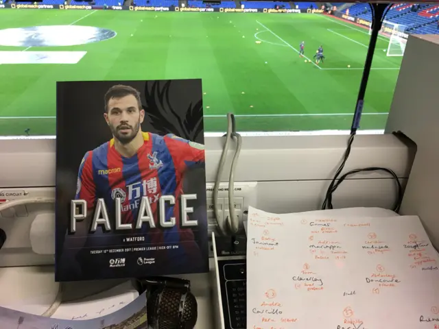 Crystal Palace programme