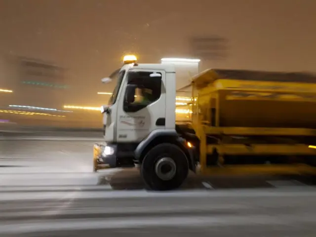 Gritting lorry
