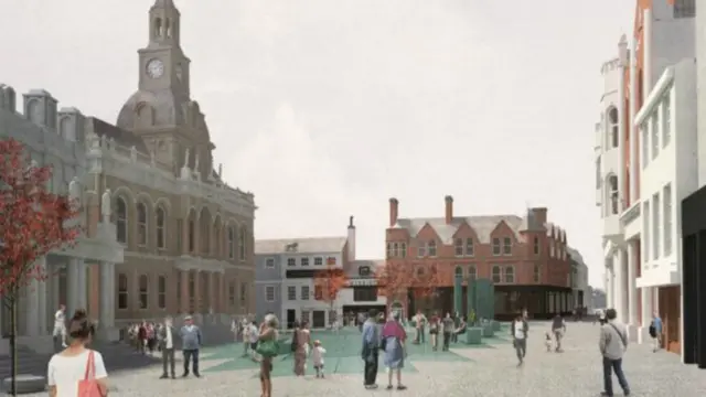 Artist's impression of revamped Cornhill
