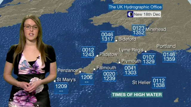 Alex Osborne presents the region's high tides