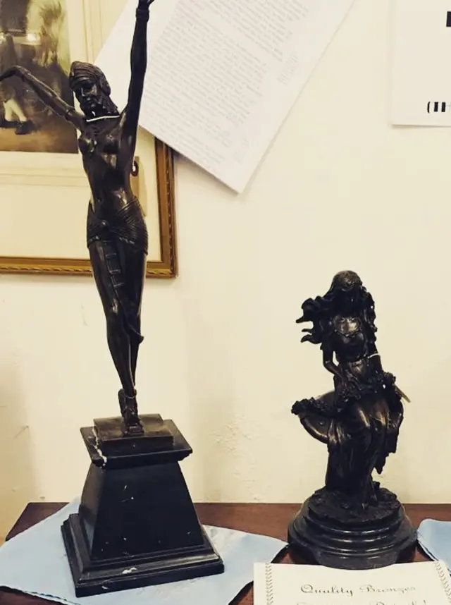 Bronze figurines