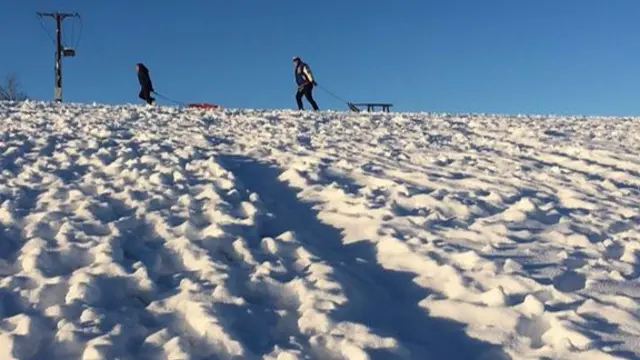 Snow in Herefordshire