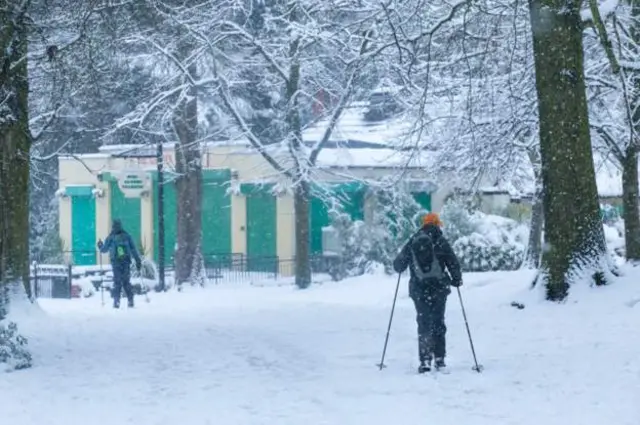 Skiing