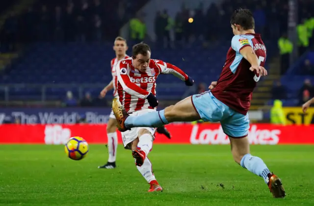 Xherdan Shaqiri shoots