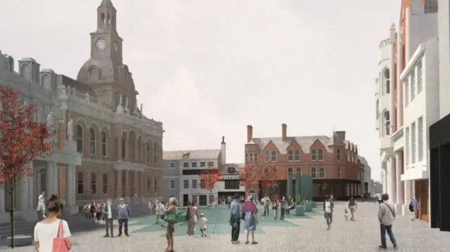 Artist's impression of Cornhill