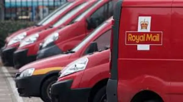 Royal Mail delivery vans