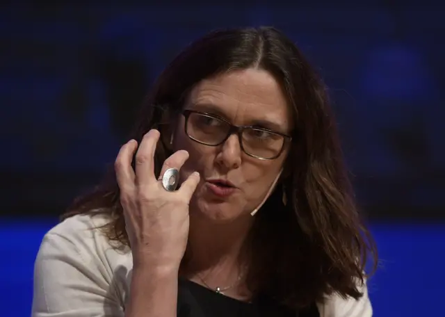 EU Trade Commissioner Cecilia Malmstrom