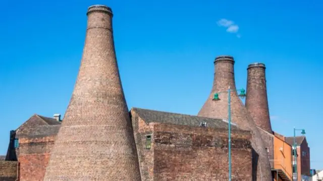 Bottle kilns in Stoke-on-Trent