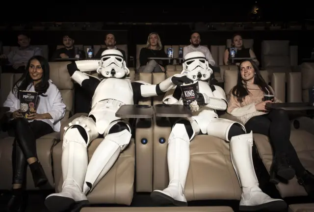 Stormtroopers at the ODEON Luxe Putney in London