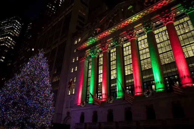 Wall Street at Christmas