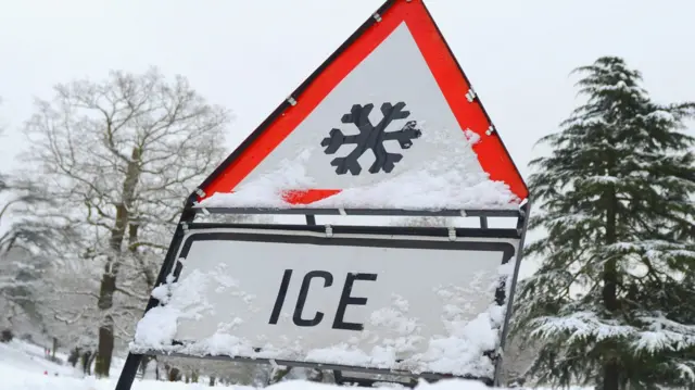 Ice sign