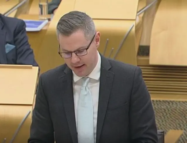 Finance Secretary Derek Mackay