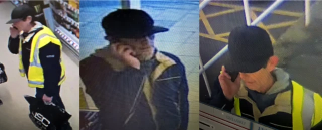 CCTV images of man