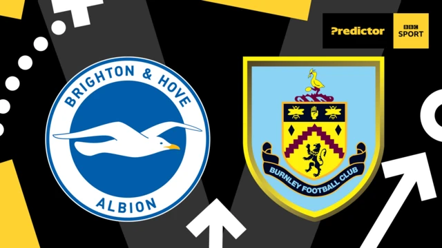 Brighton v Burnley prediction infographic