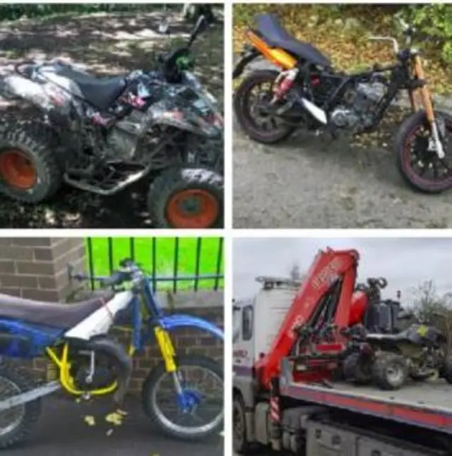 Seized bikes