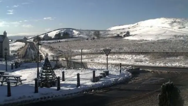 Flash this morning in Staffordshire, covered in snow