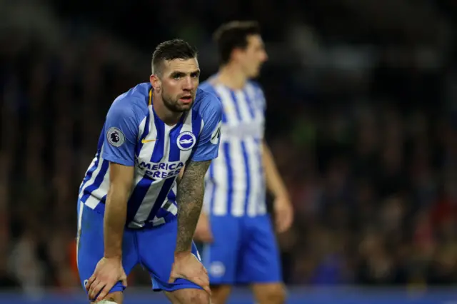 Brighton players looking dejected